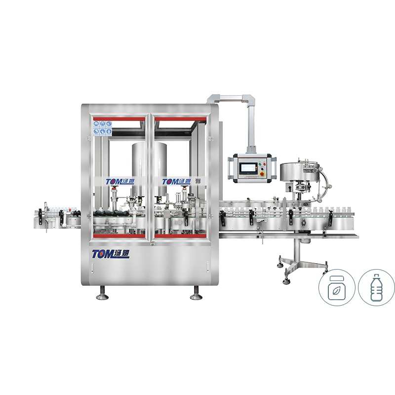 FXX-6B/8B High Automation Rotary Capping Machine(100ML-1L) 6/8 Capping Heads