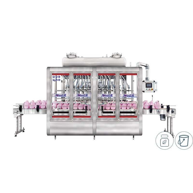 GZH-DA High Automation Linear Piston Filling Machine (1L-5L) 6/8/10/12 Filling Heads