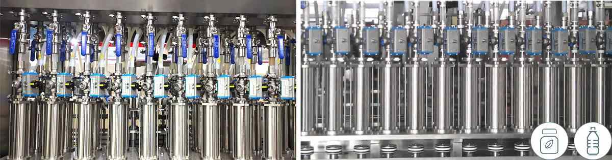 GZH-DA High Automation Linear Piston Filling Machine (100ml-1000ml) 4/6/8/10/12/16/20 Filling Heads